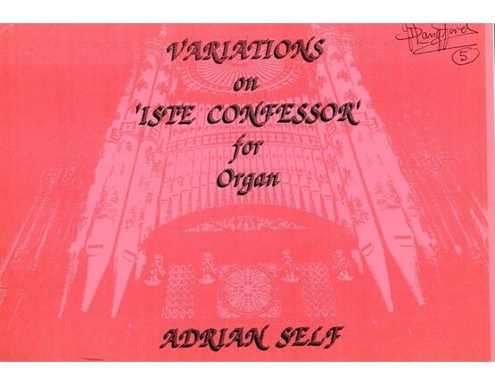 12015 | Variations on Iste Confessor - For Organ