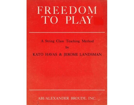 12061 | Freedom to Play - A String Class Teaching Method