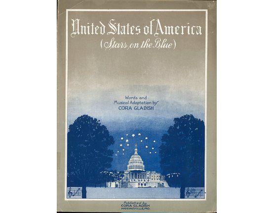 12077 | United States of America (Stars on the Blue) - Song with Piano Accompaniment