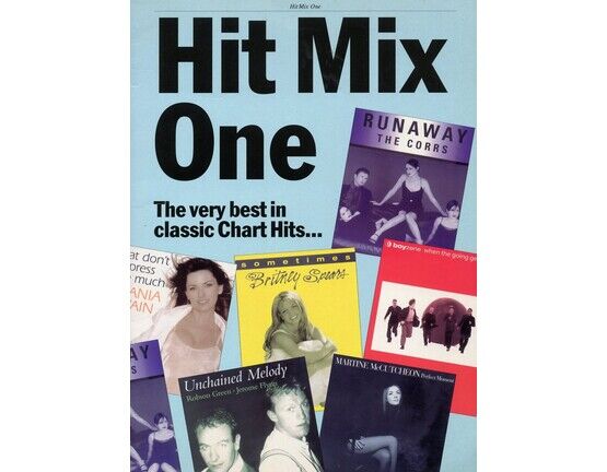 12111 | Hit Mix One - The very best in classic Chart Hits... - Piano and Voice with Guitar tab