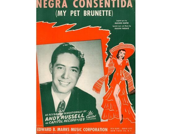 12130 | Negra Consentida (My Pet Brunette) - Song recorded by Andy Russell