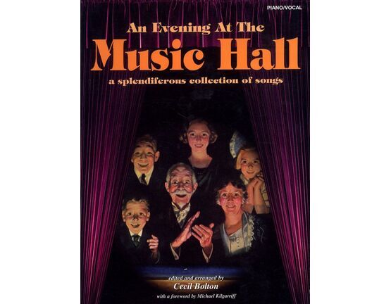 12133 | An Evening at the Music Hall - A Splendiferous Collection of Songs - With Piano Accompaniment