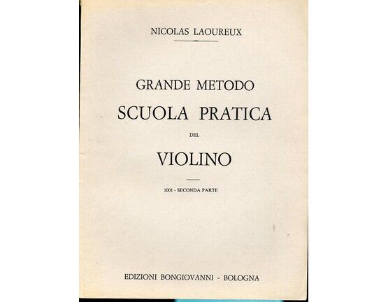 12134 | Grande Metodo - Scuolo Practica del Violino - 1001 Seconda Parte - Delle Posizioni
