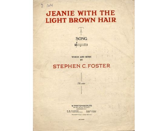 122 | Jeanie with the Light Brown Hair - Song - In the key of F major