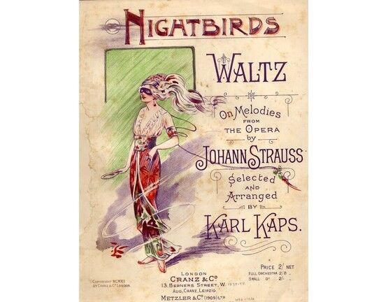 12265 | Nightbirds Waltz - On Melodies from the Opera by Johann Strauss - Piano Solo