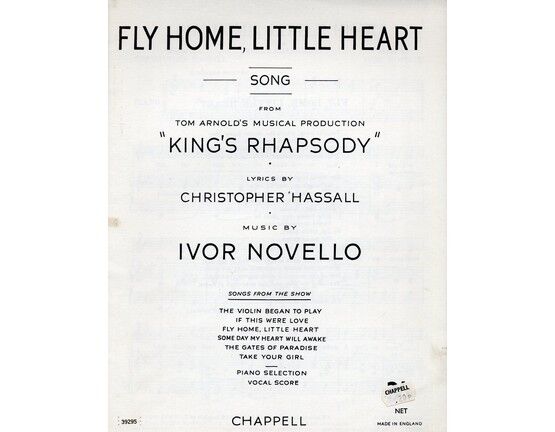 188 | Fly Home Little Heart -  from "King's Rhapsody"
