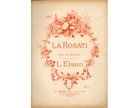 12313 | La Rosati - Air de Ballet - Piano Solo