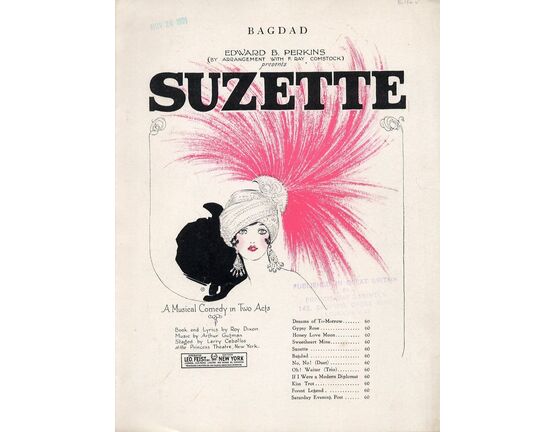 12332 | Bagdad - Song from the Musical Comedy "Suzette"