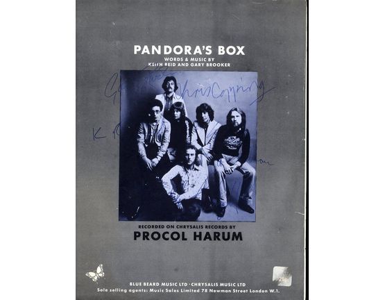 12354 | Pandora's Box - Recorded on Chrysalis Records by Procol Harum