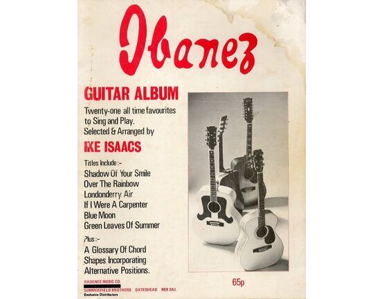 12368 | Hanes - Guitar Album - Twenty-One Favourites to Sing and Play