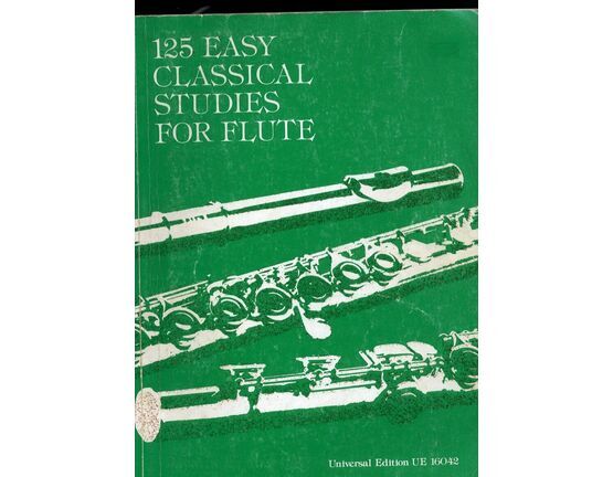 12372 | 125 Easy Classical Studies for Flute - Taken from Classical Flute Methods