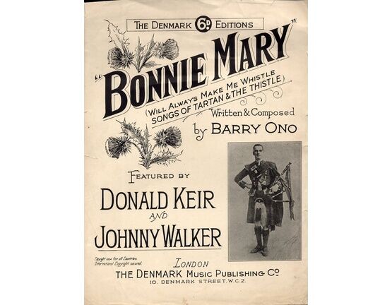 12426 | Bonnie Mary (Will Always Make me Whistle Songs of Tartan & the Thistle) - Song featured by Donald Keir & Johnny Walker