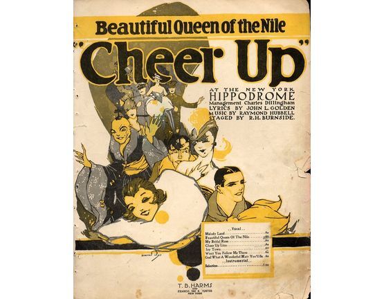 12435 | Beautiful Queen of the Nile From "Cheer Up" at the New York Hippodrome