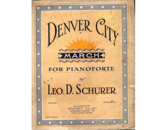 12455 | Denver City March - For Pianoforte
