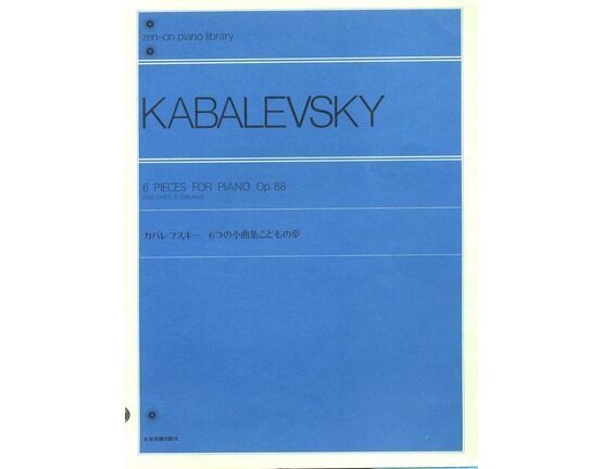 12457 | Kabalevsky - 6 Pieces for Piano - Op. 88