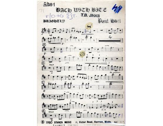 12481 | Bach With Bite - Dance Band Arrangement