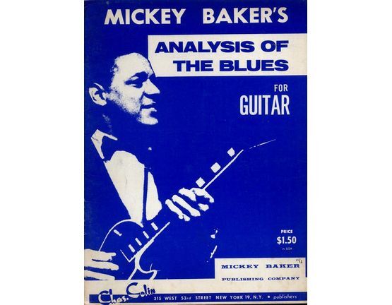 12565 | Mickey Baker's Analysis of The Blues for Guitar