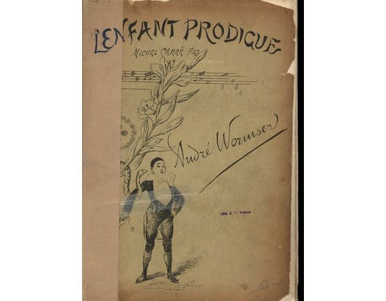 12628 | L'Enfant Prodigue - Pantomine en 3 Acts - For Piano