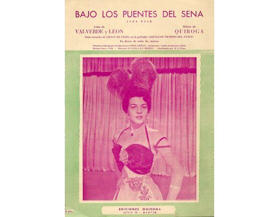 12650 | Bajo Los Puentas Del Sena - Java Vals - Featuring Lilian De Celis - From the Film "Aquellos Tiempos del Cuple"