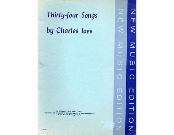 12737 | Thirty-Four Songs by Charles Ives - New Music Edition