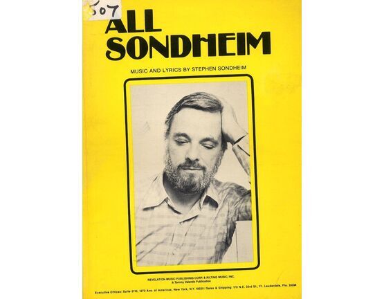 12787 | All Sondheim - Songs by Stephen Sondheim - For Voice and Piano with Guitar Chords