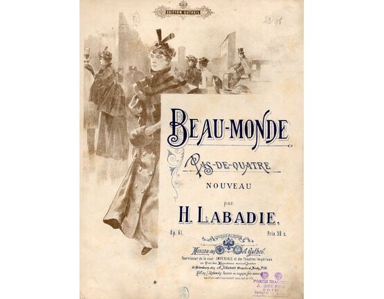 12801 | Beau-Monde - Pas de Quatre - Nouveau - Piano Solo