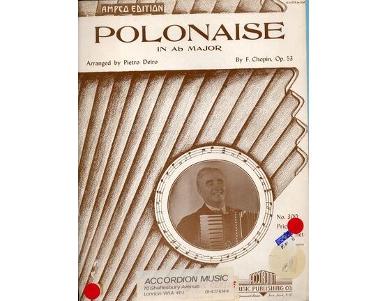 12959 | Chopin - Polonaise in A flat Major (Op. 53) - Arranged for Piano Accordion