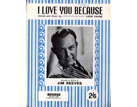 13 | I Love You Because - As performed by Jim Reeves