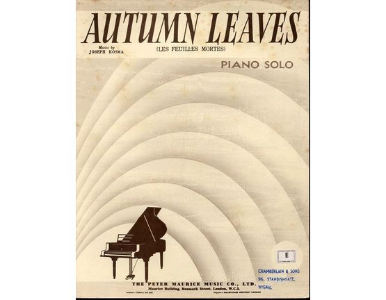130 | Autumn Leaves (Les Feuilles Mortes) - Piano Solo