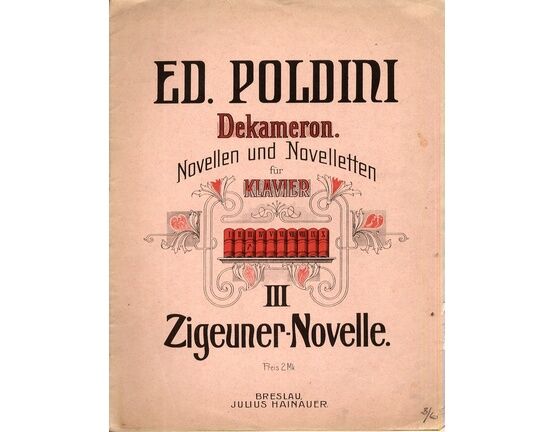 13014 | Ziegeuner - Novelle for Piano from Dekameron, Novellen und Novelletten - Op. 38, No. 3