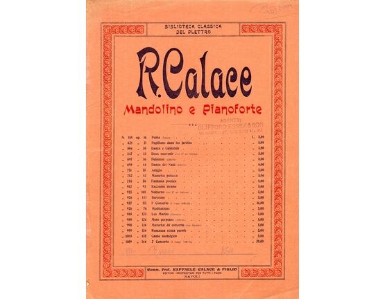 13162 | Calace - Rondo (Op. 127) - For Mandoline & Piano