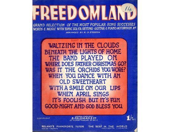 1368 | Freedomland, Grand Selection of the most popular song successes