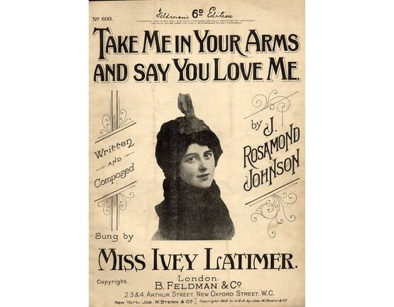 1368 | Take Me in Your Arms and say You Love Me - Song Featuring Miss Ivey Latimer