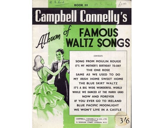 1385 | Campbell Connelly's Album of Famous Waltz Songs - Book III