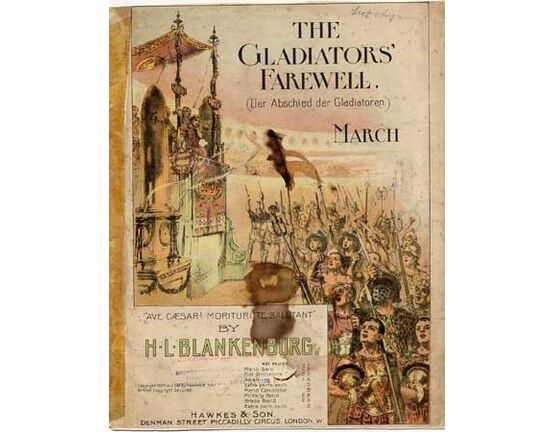 1387 | The Gladiators Farewell (Der Abschied der Gladiatoren) - March for piano