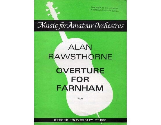 139 | Alan Rawsthorne - Overture for Farnham - Orchestral Score