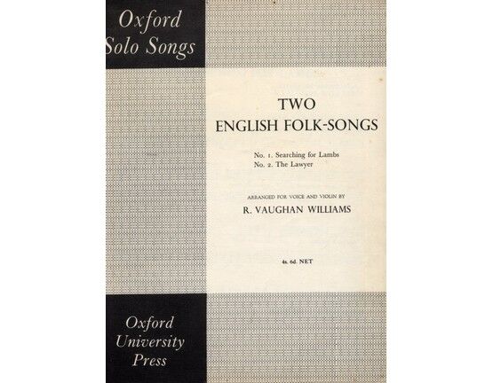 139 | Two English Folk Songs - Oxford Solo Songs - Searcing for Lambs - The Lawyer  - For Voice and Violin
