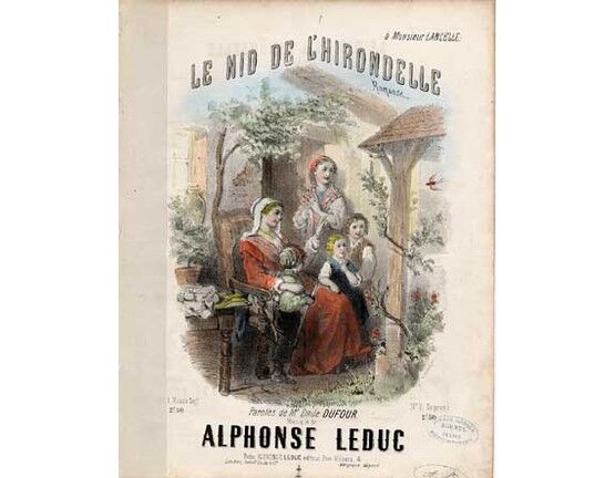 1456 | Le Nid De L Hirondelle. Romance, No1 mezzo soprano