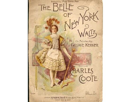 1472 | The Belle of New York. Waltz,  Dedicated to Miss Edna May