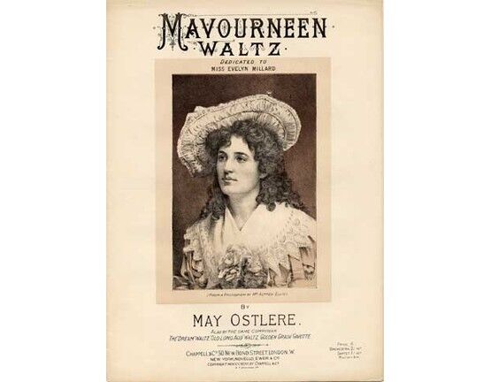 1506 | Mavourneen waltz, dedicated to Miss Evelyn Millard,