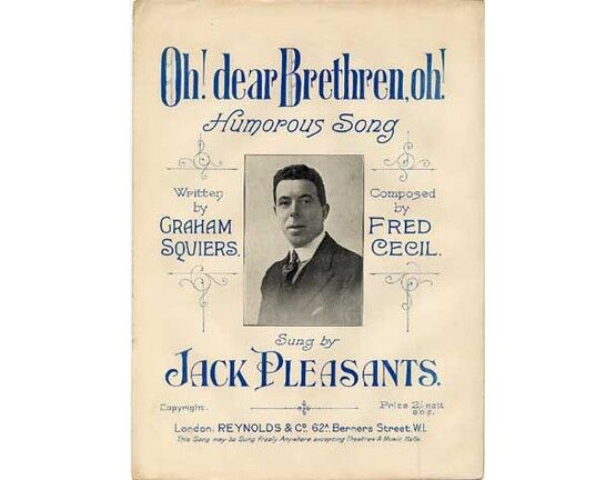 8098 | Oh Dear Brethren Oh! - A humorous song sung by Jack Pleasants