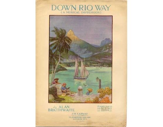 152 | Down Rio Way (A Musical Impression). Piano Solo