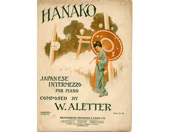 1520 | Hanako - Japanese intermezzo for piano solo