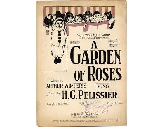 1538 | A Garden of Roses, sung by Miss Effie Cook