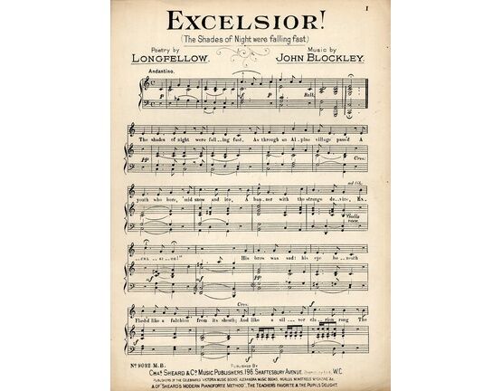 1554 | Excelsior (The Shades of Night were Falling Fast) - Song