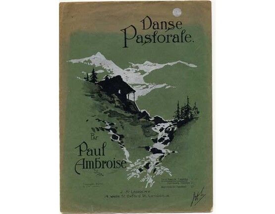 1557 | Danse Pastorale. Piano Solo. English fingering, Illustrated by W George