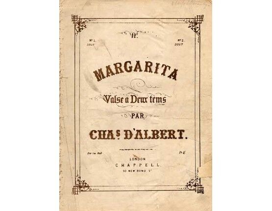 1586 | Margarita, Valse a deux tems,