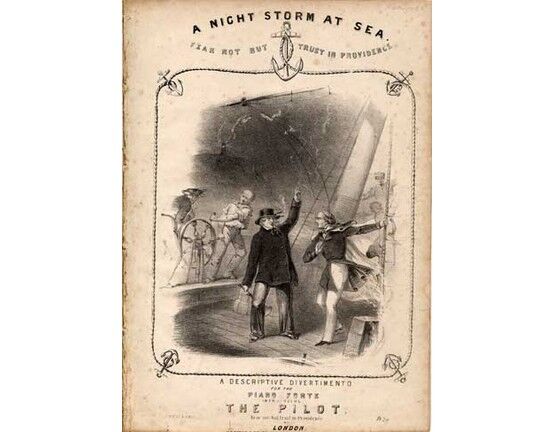 1598 | A Night Storm at Sea (Fear Not but Trust in Providence), a descriptive divertimento for piano introducing The Pilot