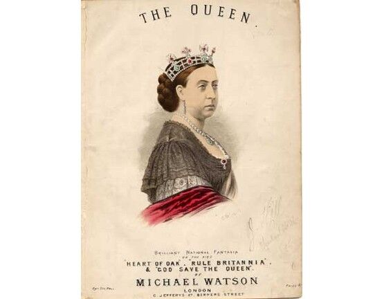 1614 | The Queen, brilliant national fantasia on the airs of Heart of Oak, Rule Brittania & God Save the Queen,