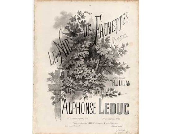 1642 | Le Nid de Fauvettes, No2 Soprano, romance for piano solo